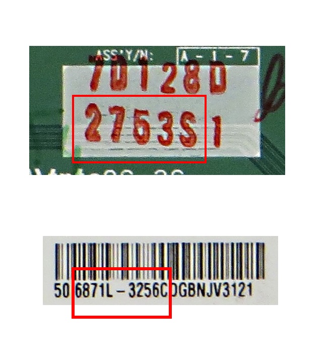 LG Display T Con Numbers