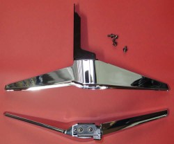 Panasonic TX-40EX600B TX-50EX700B TX-65EX700B Chrome Stand Feet